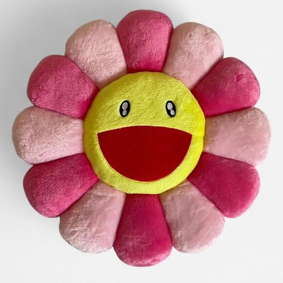 Takashi Murakami Flower Plush 40CM Pink/Light Pink/Yellow - Picture 1 of 4